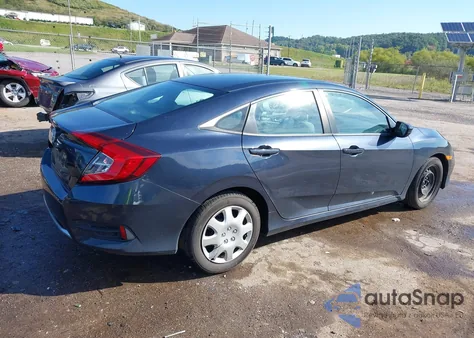 2019 Honda Civic Lx из США, поврежденный, VIN 19XFC2F65KE034521